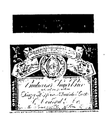ORIGINAL BUDWEISER BUDWEISER LAGER BIER ONLY GENUINE AS DECREED BY THE COURTS ORIGINAL AS DECREED BY THE COURTS