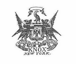 KNOX NEW YORK. MOVEO ET PROFICIO