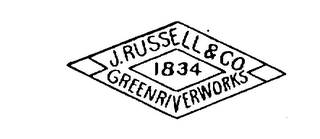 J. RUSSELL & CO. 1834 GREEN RIVER WORKS