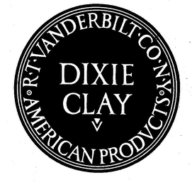 DIXIE CLAY RT VANDERBILT CO NY AMERICANPRODUCTS