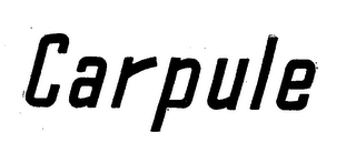 CARPULE