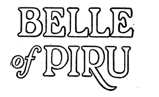 BELLE OF PIRU