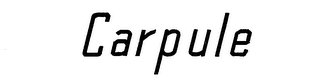 CARPULE