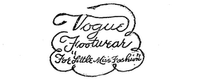 VOGUE FOOTWEAR FOR "LITTLE MISS FASHION"