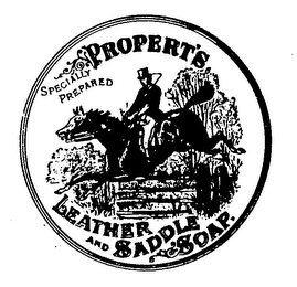 PROPERTS LEATHER AND SADDLE SOAP SPECIALLY PREPARED