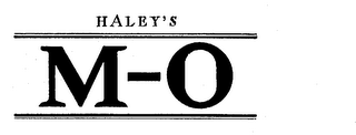 HALEY'S M-O