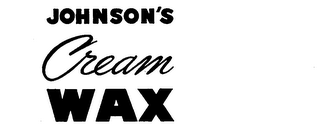 JOHNSON'S CREAM WAX