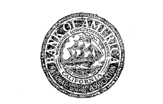 BANK OF AMERICA NATIONAL TRUST AND SAVINGS ASSOCIATION WORLDWIDE SCOPE STATEWIDE SERVICE U.S.S. PORTSMOUTH 1846 CALIFORNIA