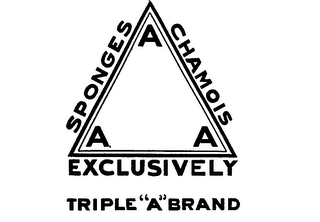 TRIPLE "A" BRAND EXCLUSIVELY CHAMOIS SPONGES A