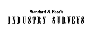STANDARD & POOR'S INDUSTRY SURVEYS