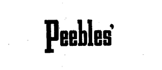 PEEBLES
