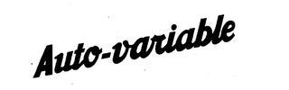 AUTO-VARIABLE