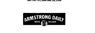 THE ARMSTRONG DAILY NEWS REVIEW FEATURESSPORTS