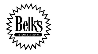 BELK'S THE SYMBOL OF SERVICE