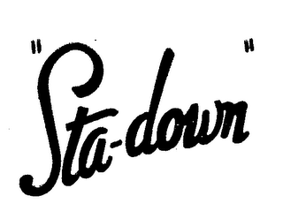 "STA-DOWN"