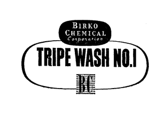 BIRKO CHEMICAL CORPORATION TRIPE WASH NO.1 BC