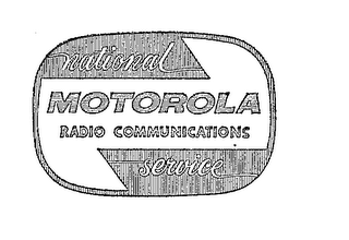 NATIONAL MOTOROLA RADIO COMMUNICATIONS SERVICE