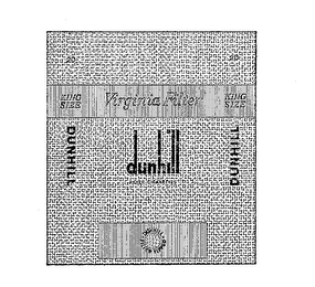 DUNHILL FILTER CIGARETTES KING SIZE VIRGINIA FILTER KING SIZE FILTER TIPPED