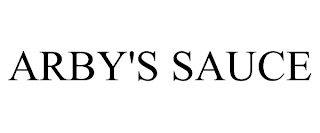 ARBY'S SAUCE