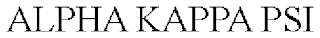 ALPHA KAPPA PSI