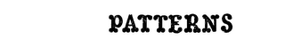 PATTERNS