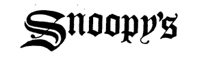 SNOOPY'S