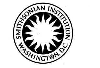 SMITHSONIAN INSTITUTION WASHINGTON,D.C.