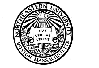 NORTHEASTERN UNIVERSITY BOSTON MASSACHUSETTS LUX VERITAS VIRTIS