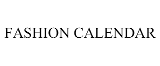 FASHION CALENDAR