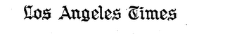 LOS ANGELES TIMES