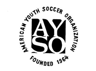 AYSO AMERICAN YOUTH SOCCER ORGANIZATION FOUNDED 1964