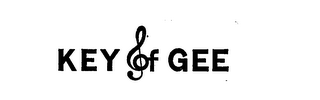 KEY OF GEE
