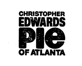 CHRISTOPHER EDWARDS PIE OF ATLANTA