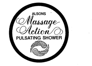 ALSONS MASSAGE ACTION PULSATING SHOWER