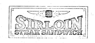 BURGER KING SIRLOIN STEAK SANDWICH