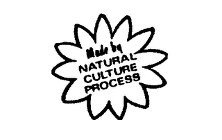 MADE BY NATURAL CULTURE PROCESS