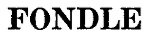 FONDLE