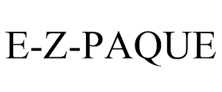 E-Z-PAQUE