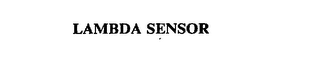 LAMBDA SENSOR
