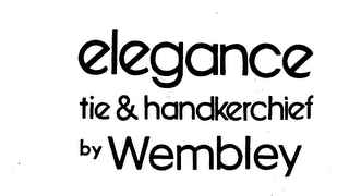 ELEGANCE TIE & HANDKERCHIEF BY WEMBLEY