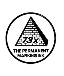 73X THE PERMANENT MARKING INK