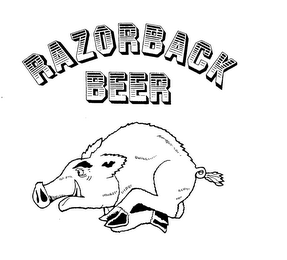 RAZORBACK BEER