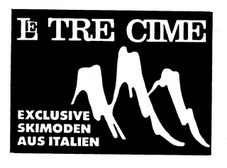 LE TRE CIME EXCLUSIVE SKIMODERN AUSITALIEN