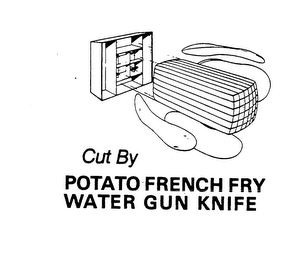 CUT BY POTATO FRENCH FRY WATER GUN KNIFE