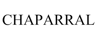 CHAPARRAL