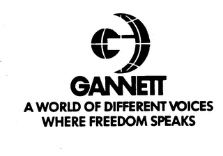 GANNETT A WORLD OF DIFFERENT VOICES WHERE FREEDOM SPEARS