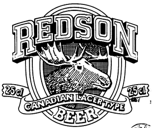 REDSON BEER CANADIAN LAGER TYPE