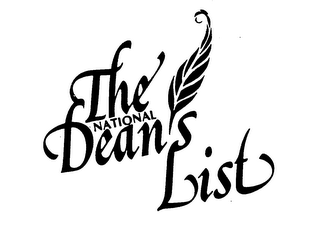 THE NATIONAL DEAN'S LIST