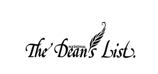 THE NATIONAL DEAN'S LIST.