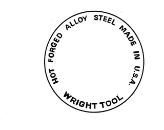 WRIGHT TOOL HOT FORGED ALLOY STEEL MADE IN U.S.A.
